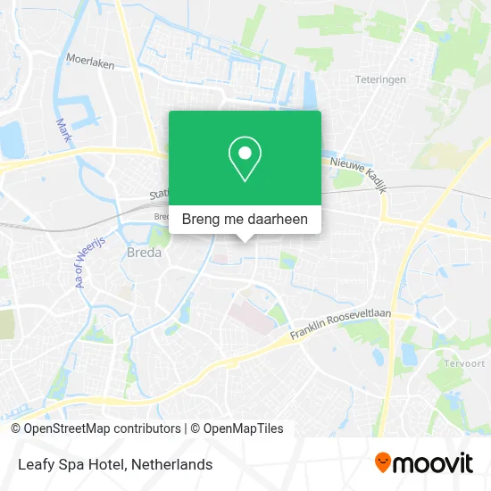 Leafy Spa Hotel kaart