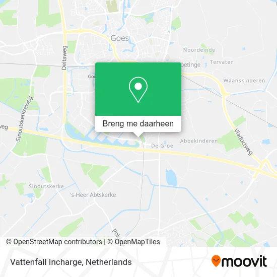 Vattenfall Incharge kaart