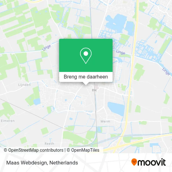 Maas Webdesign kaart