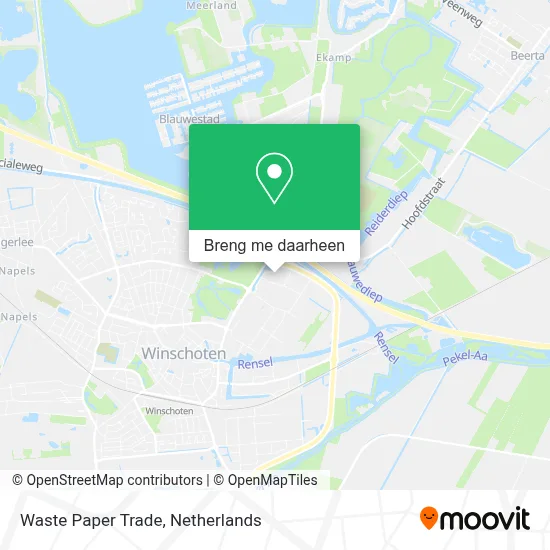 Waste Paper Trade kaart