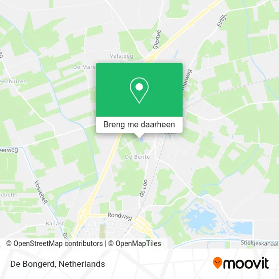 De Bongerd kaart