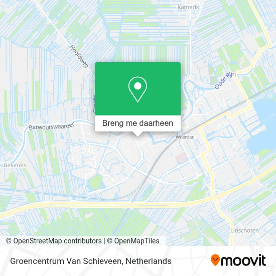 Groencentrum Van Schieveen kaart