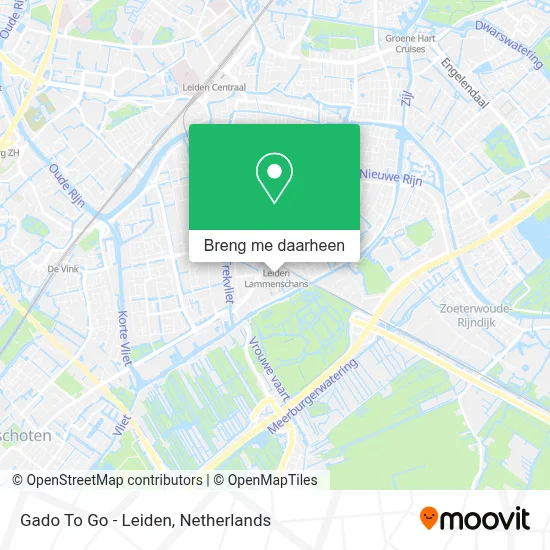 Gado To Go - Leiden kaart