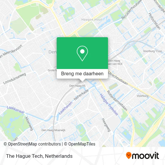 The Hague Tech kaart