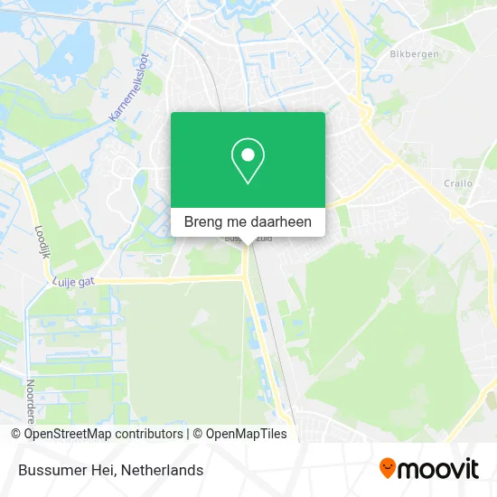 Bussumer Hei kaart