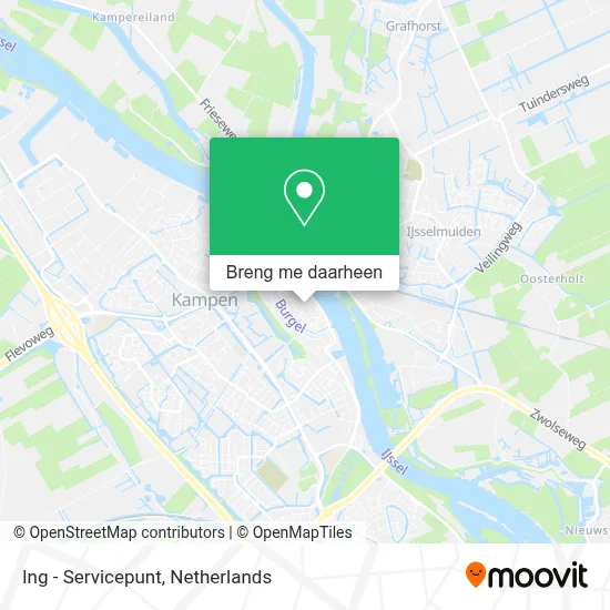 Ing - Servicepunt kaart