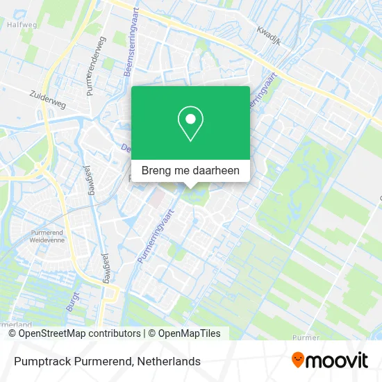 Pumptrack Purmerend kaart