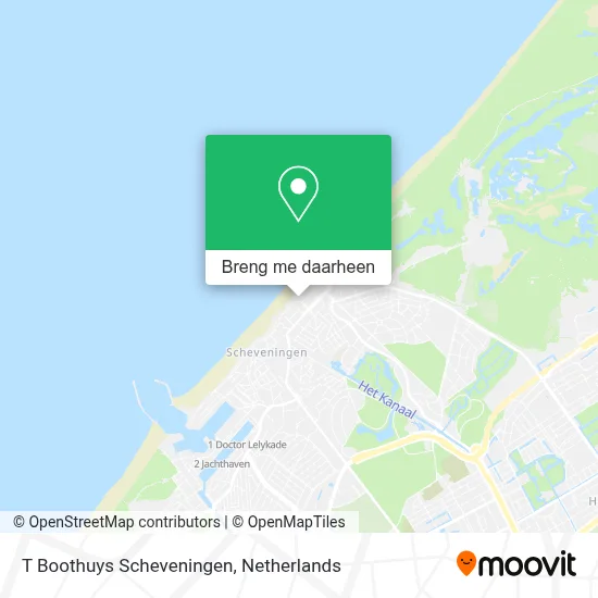 T Boothuys Scheveningen kaart