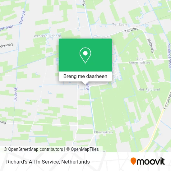 Richard's All In Service kaart