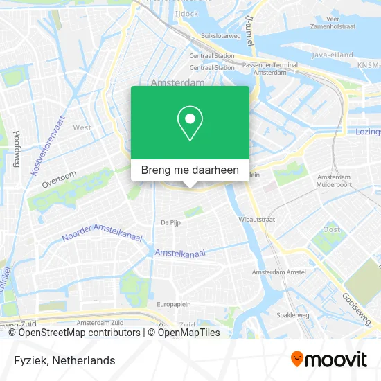 Fyziek kaart