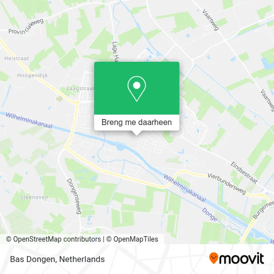 Bas Dongen kaart