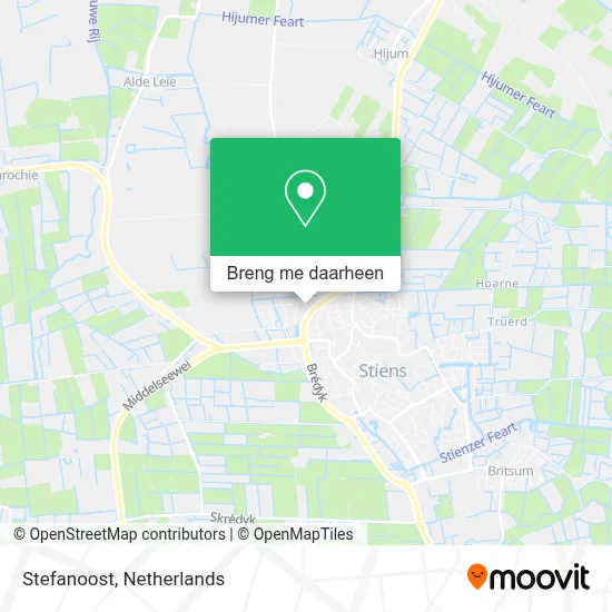 Stefanoost kaart