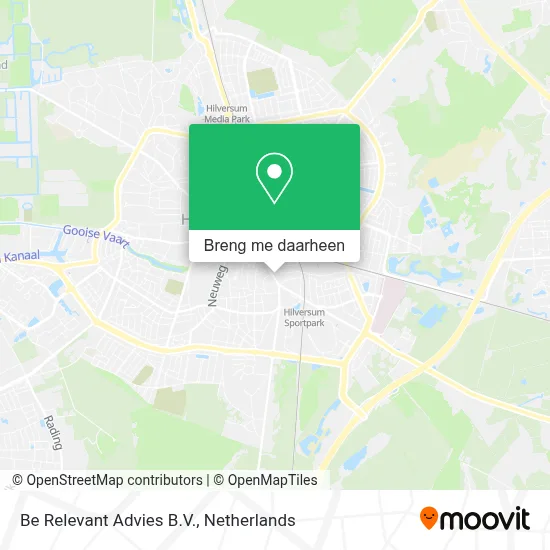 Be Relevant Advies B.V. kaart
