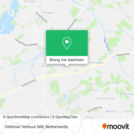 Oldtimer Verhuur Mill kaart