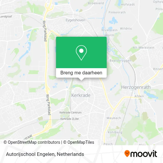 Autorijschool Engelen kaart