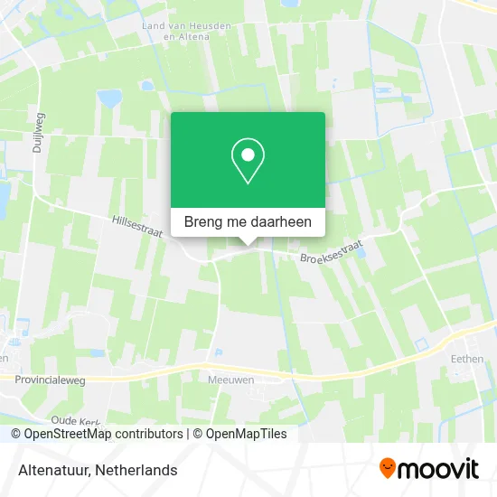 Altenatuur kaart