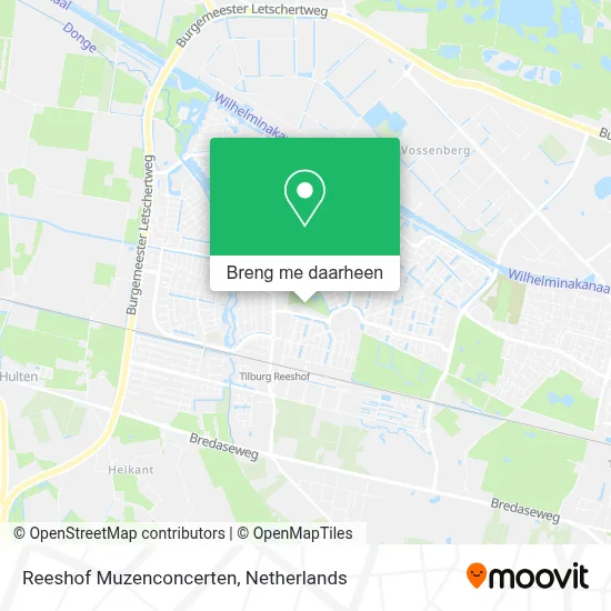 Reeshof Muzenconcerten kaart