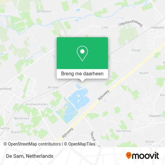 De Sam kaart