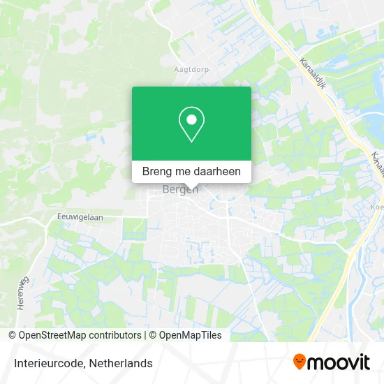 Interieurcode kaart