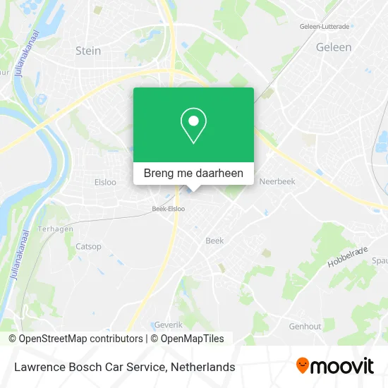 Lawrence Bosch Car Service kaart