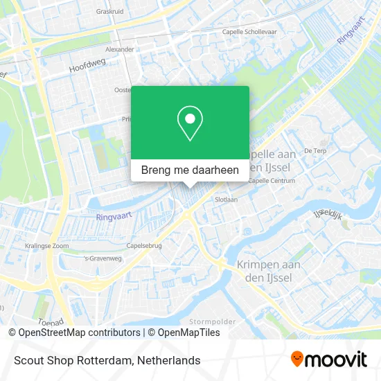 Scout Shop Rotterdam kaart