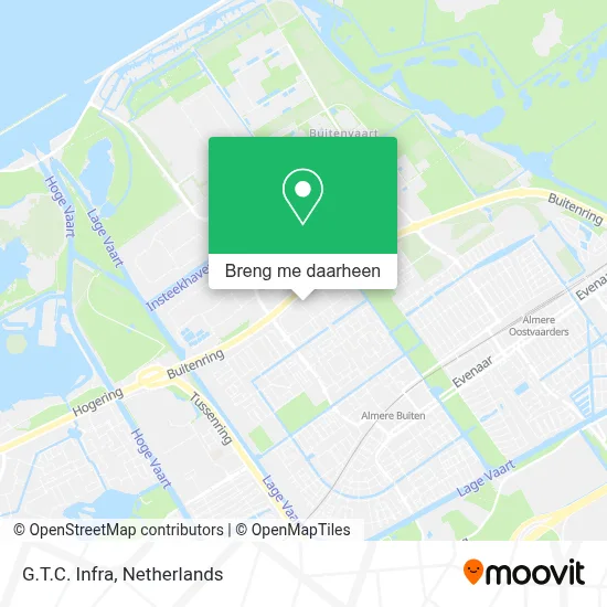 G.T.C. Infra kaart