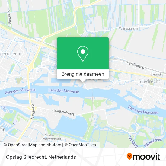 Opslag Sliedrecht kaart