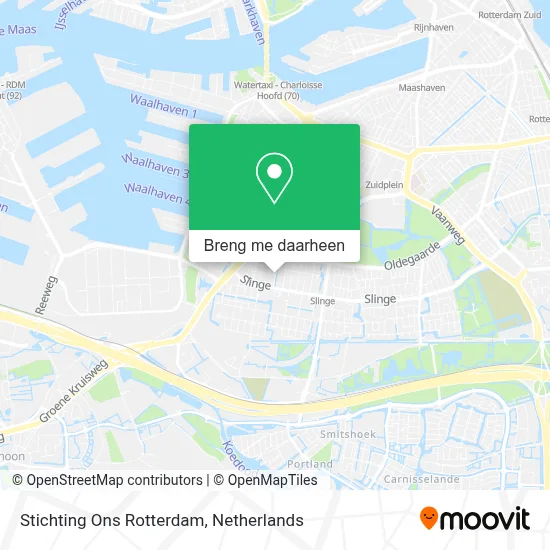 Stichting Ons Rotterdam kaart