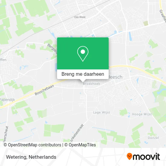 Wetering kaart