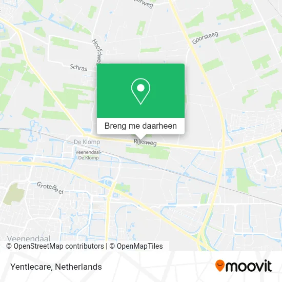 Yentlecare kaart