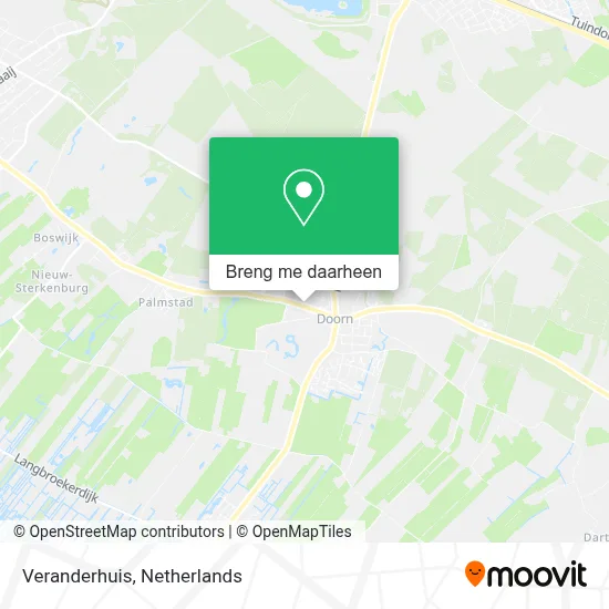 Veranderhuis kaart