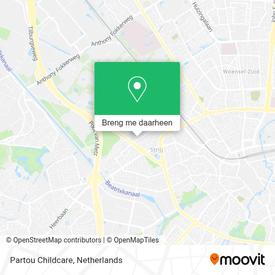 Partou Childcare kaart