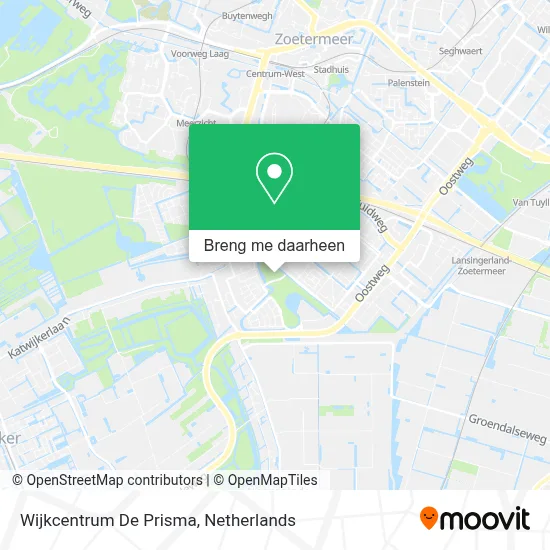 Wijkcentrum De Prisma kaart