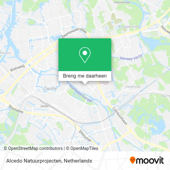 Alcedo Natuurprojecten kaart