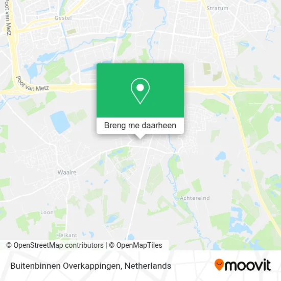 Buitenbinnen Overkappingen kaart