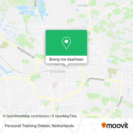 Personal Training Dekker kaart
