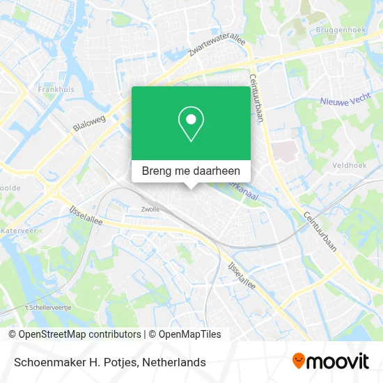 Schoenmaker H. Potjes kaart