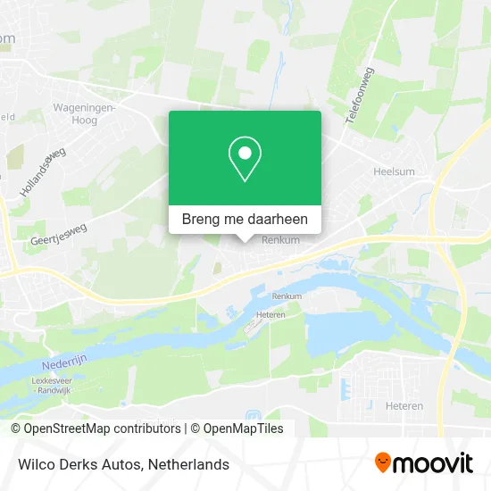 Wilco Derks Autos kaart