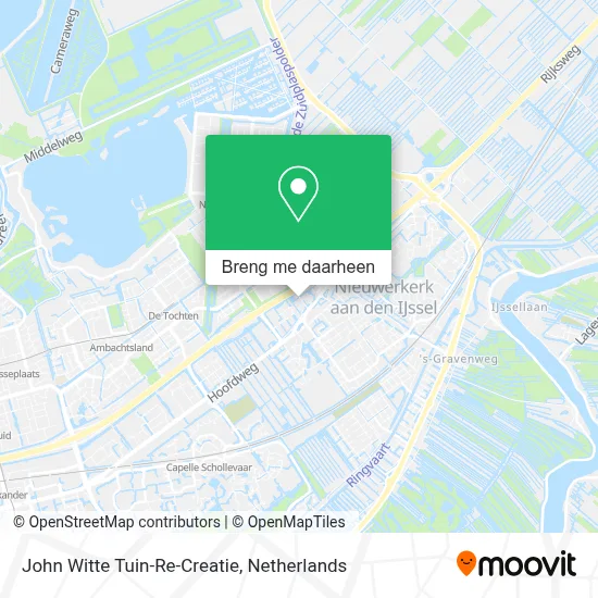 John Witte Tuin-Re-Creatie kaart