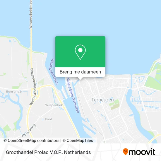 Groothandel Prolaq V.O.F. kaart
