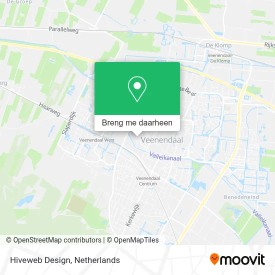 Hiveweb Design kaart