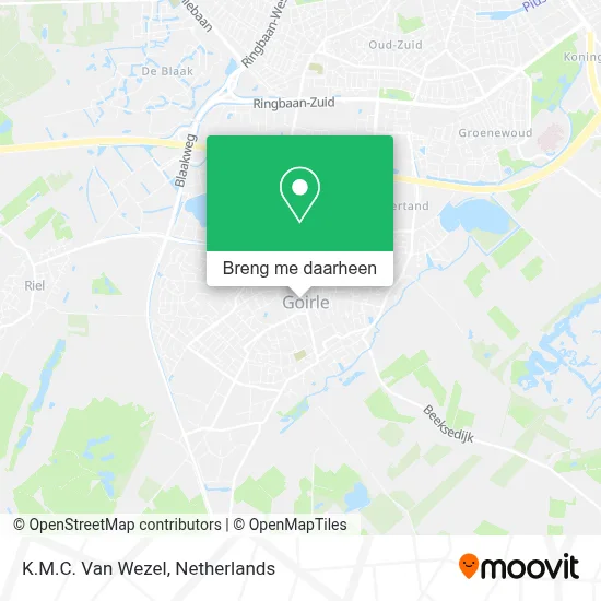 K.M.C. Van Wezel kaart