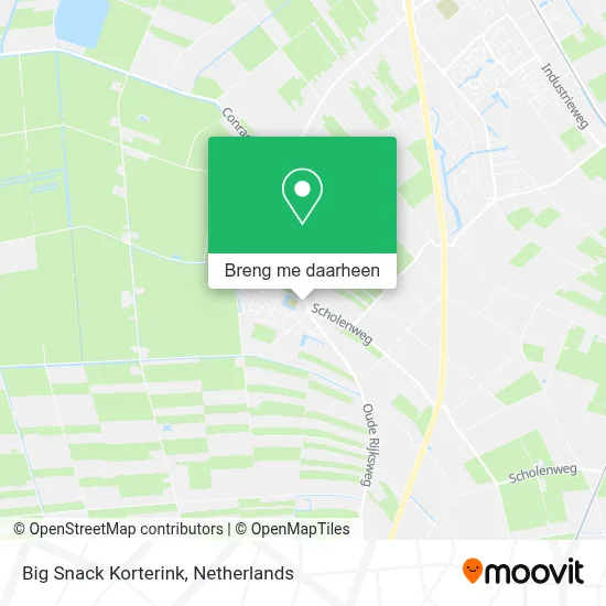 Big Snack Korterink kaart