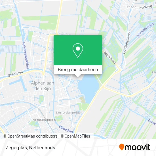 Zegerplas kaart