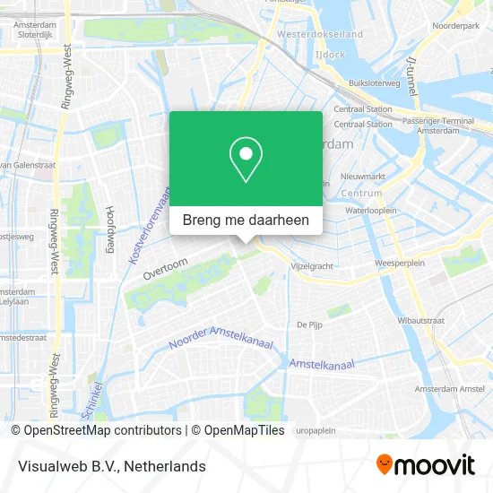 Visualweb B.V. kaart