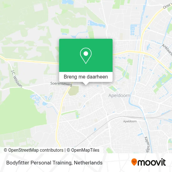 Bodyfitter Personal Training kaart