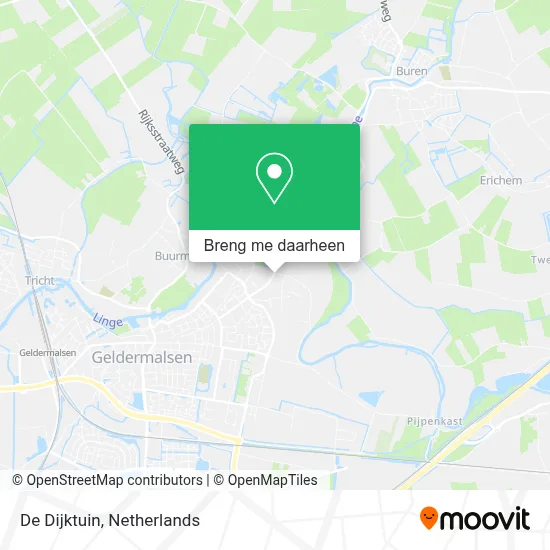 De Dijktuin kaart
