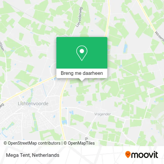Mega Tent kaart
