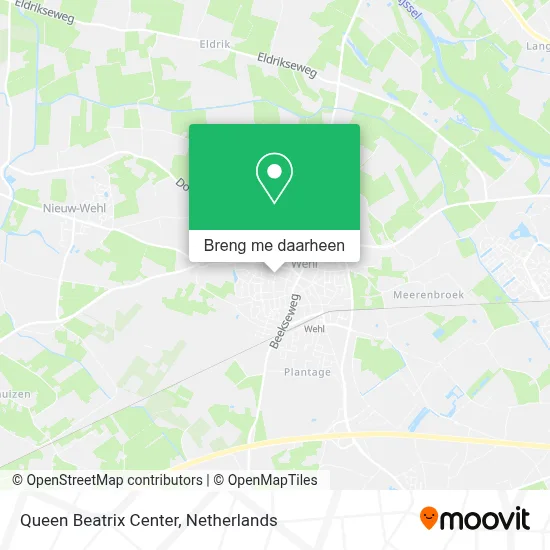 Queen Beatrix Center kaart