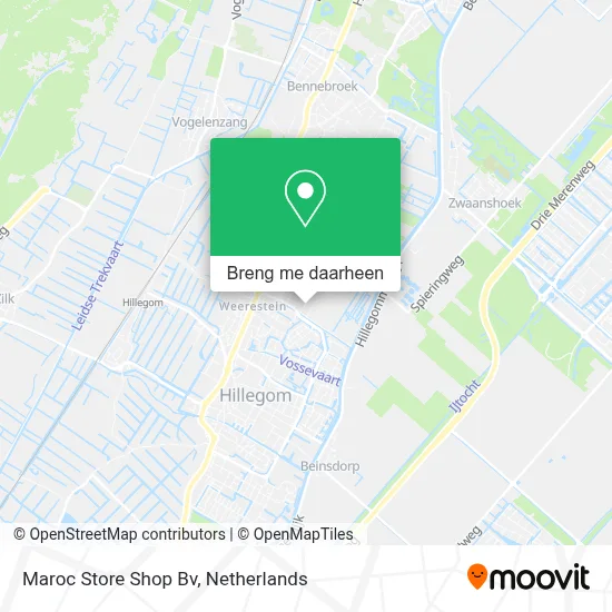 Maroc Store Shop Bv kaart